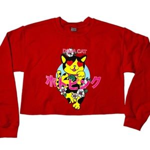 Doja Cat Crop Crewneck